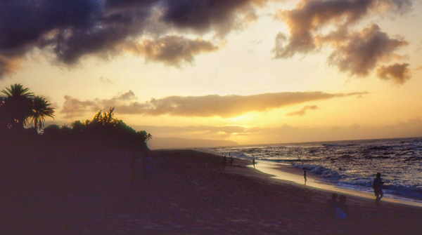 Sonnenuntergang am Sunset Beach von Hihawai